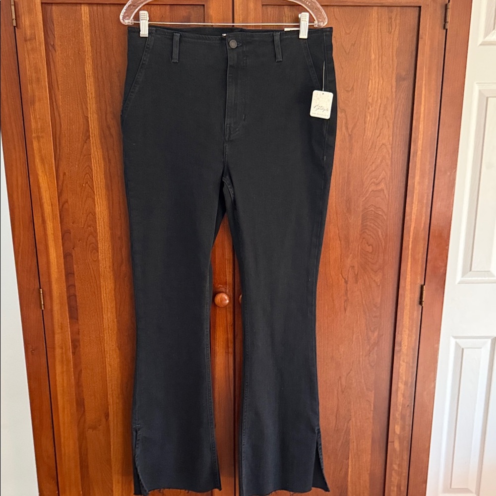Free People We The Free Level Up Slit Bootcut Jeans